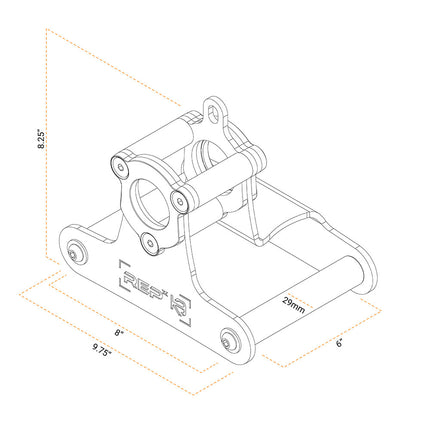 REP x Kleva Built™ Atlas Close-Grip Cable and Landmine Attachment