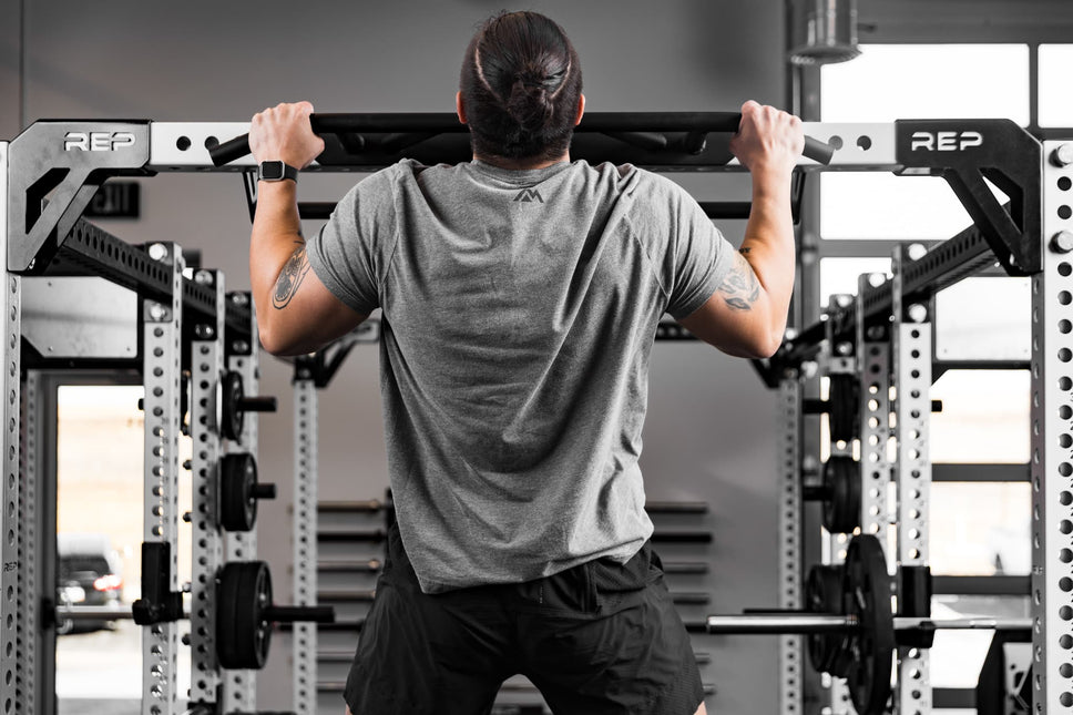 Crossmember Multi-Grip Pull-Up Bar