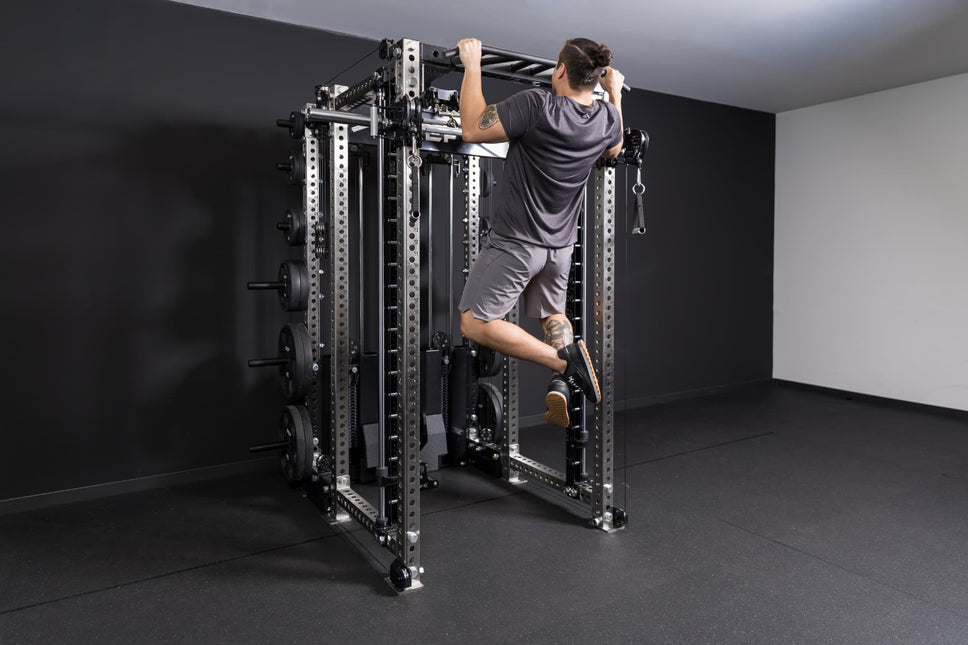 Crossmember Multi-Grip Pull-Up Bar