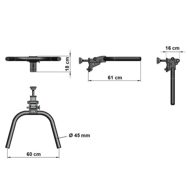 フォルダブルディップバー