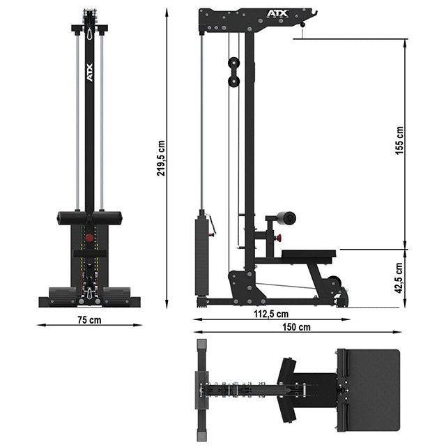 Selectorized Lat Pulldown &amp; Low Row Station