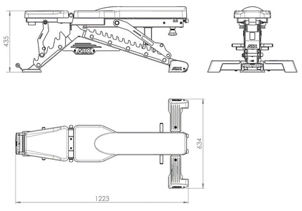 Adjustable Bench Warrior Slim