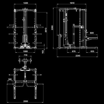 Selectorized Lat Pulldown &amp; Low Row Attachment for HRX/MPX-780