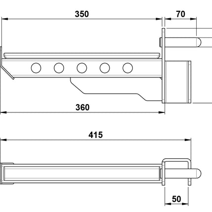 Safety Spotter Arms 500 Series