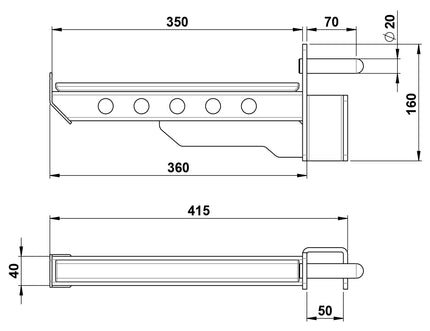 Safety Spotter Arms 500 Series