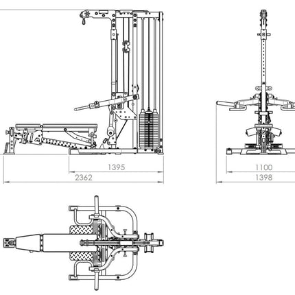 Triplex Multi-Gym Station