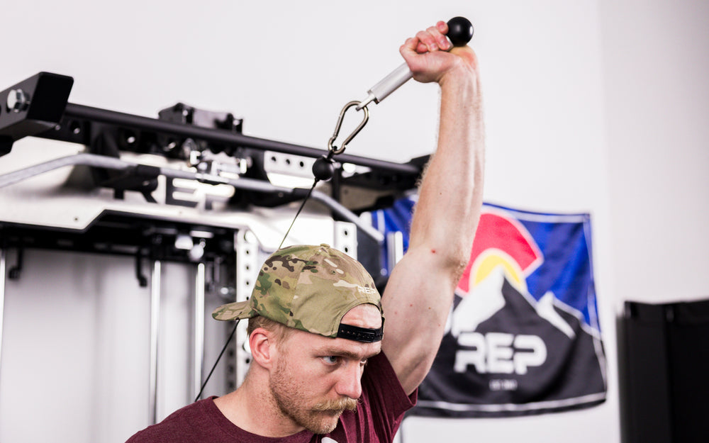 REP x Kleva Built™ ISO Pushdown Grip Cable Attachment