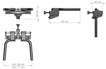 Adjustable Dip Bar