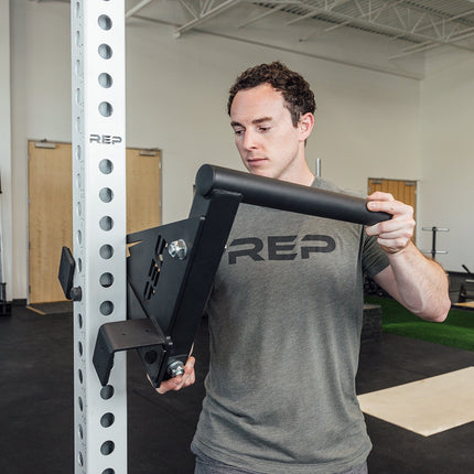 Rep Fitness Dip Bar Attachment For Squat Rack Dip Attachment Rep