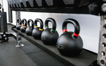Dumbbell and Kettlebell Storage Shelf