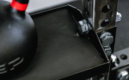 Dumbbell and Kettlebell Storage Shelf