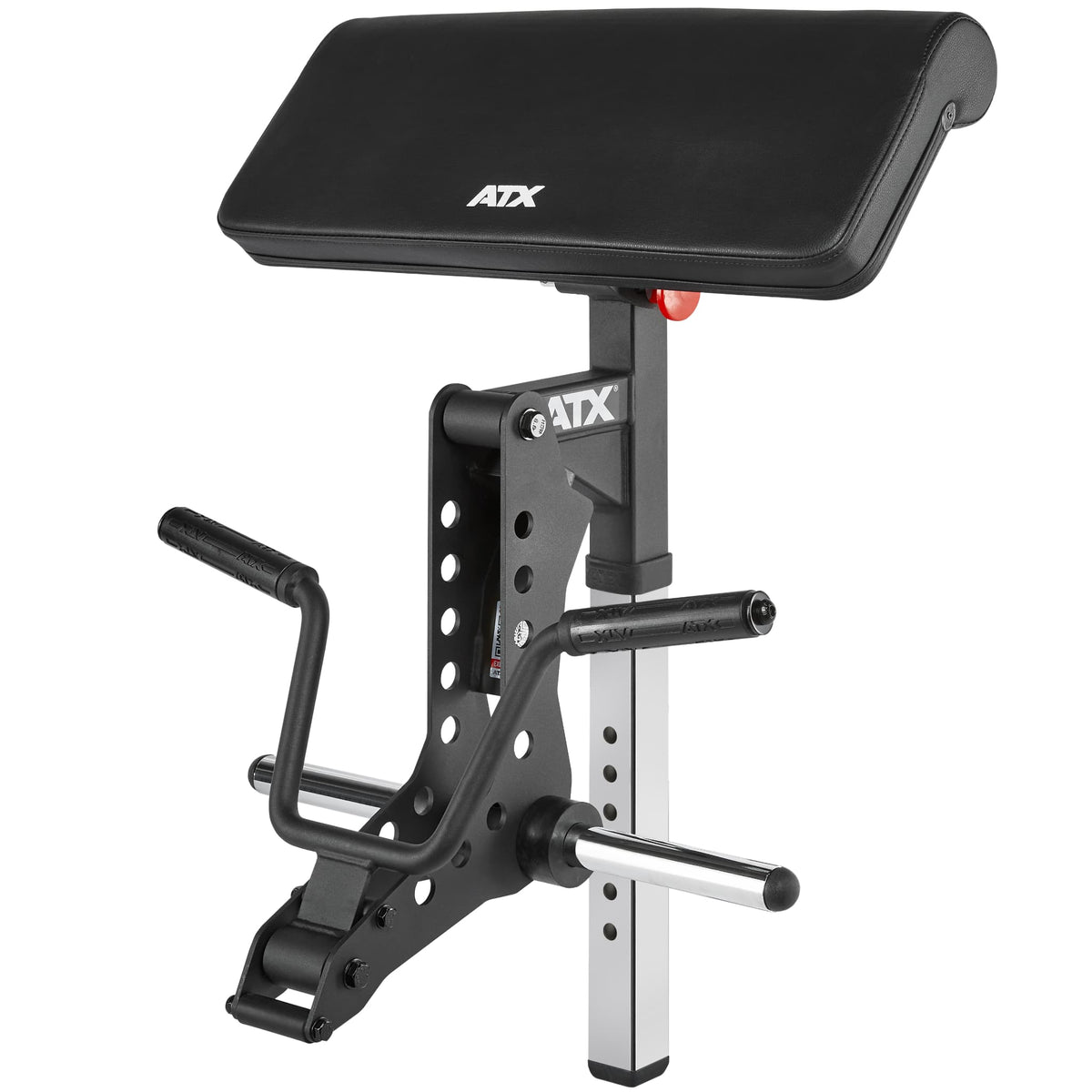 Biceps curl machine attachment