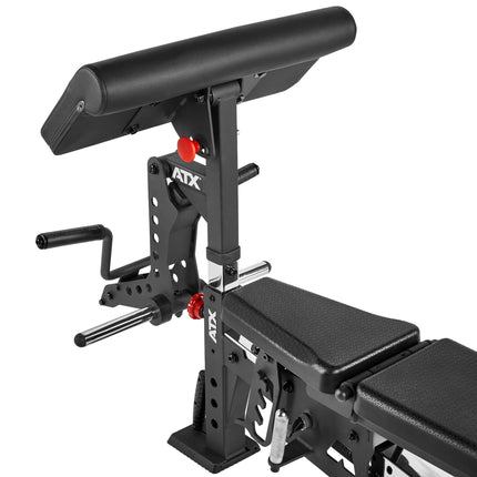 Biceps curl machine attachment