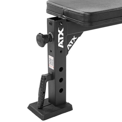Flat bench with optional holder