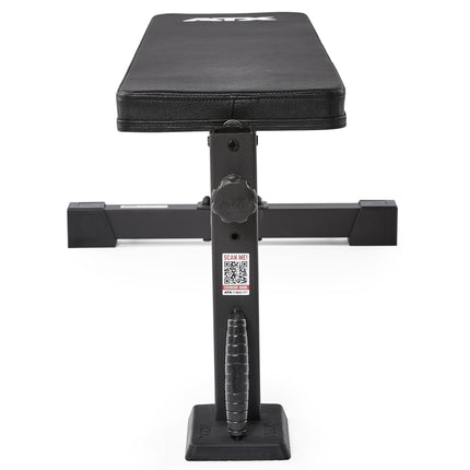 Flat bench with optional holder
