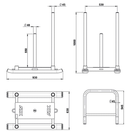 Sled Cross Tube