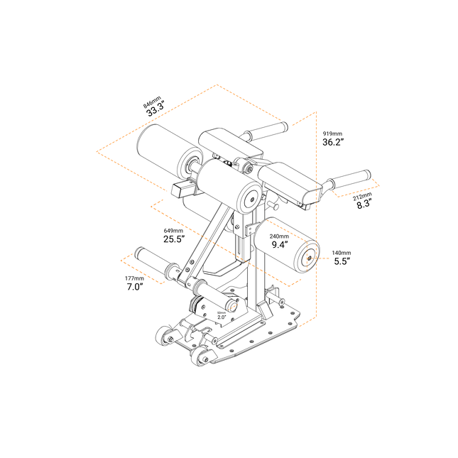 レッグエクステンション&レッグカールアタッチメント