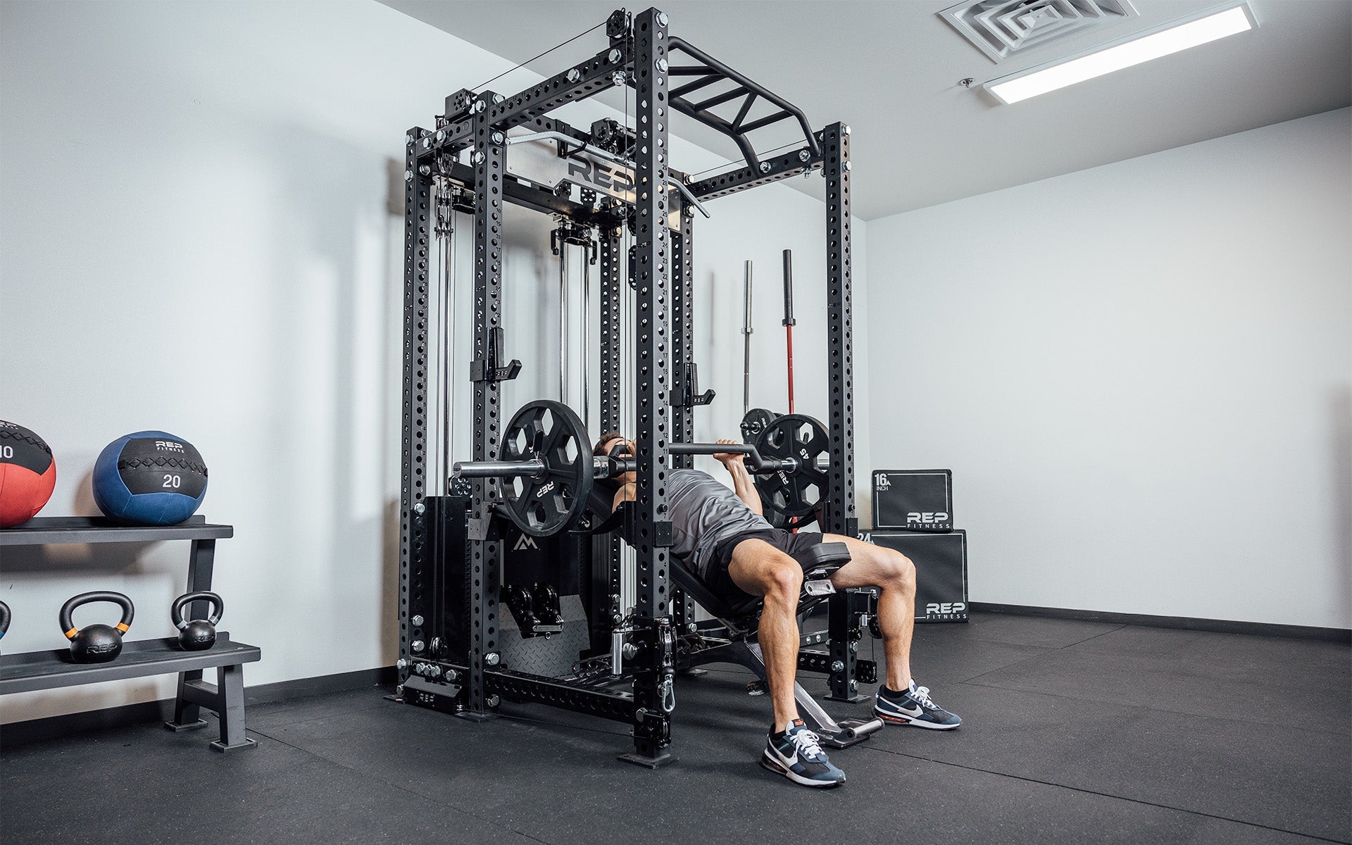Ares™ 2.0 Power Rack 6 Post | REP Fitness – ウチノジム | UCHINOGYM