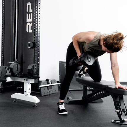 Adjustable Dumbbell Stand Leveling Feet