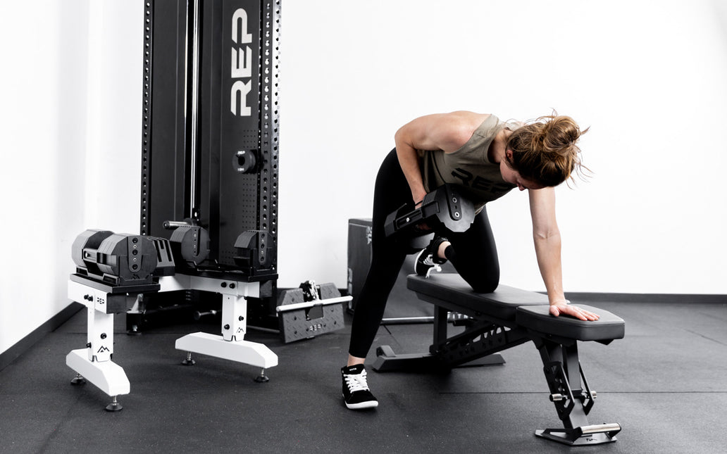 Adjustable Dumbbell Stand Leveling Feet