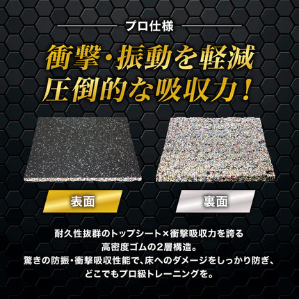 Composite Rubber Tile 50cm x 50cm x 15mm